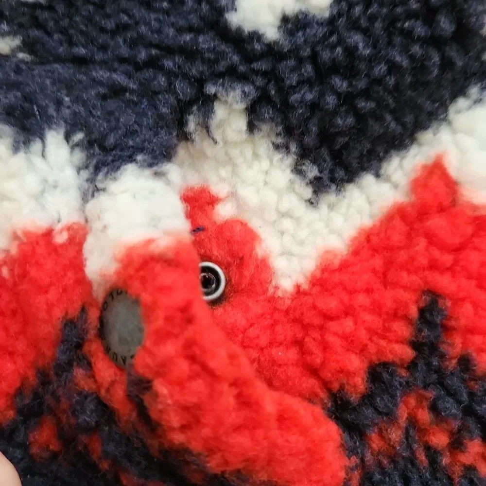 Ralph Lauren Cozy Red and Blue Patterned Jacket